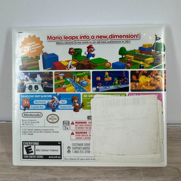 Super Mario 3D Land Nintendo 3DS Complete w/ Manual Tested Works Great - Picture 2 of 5